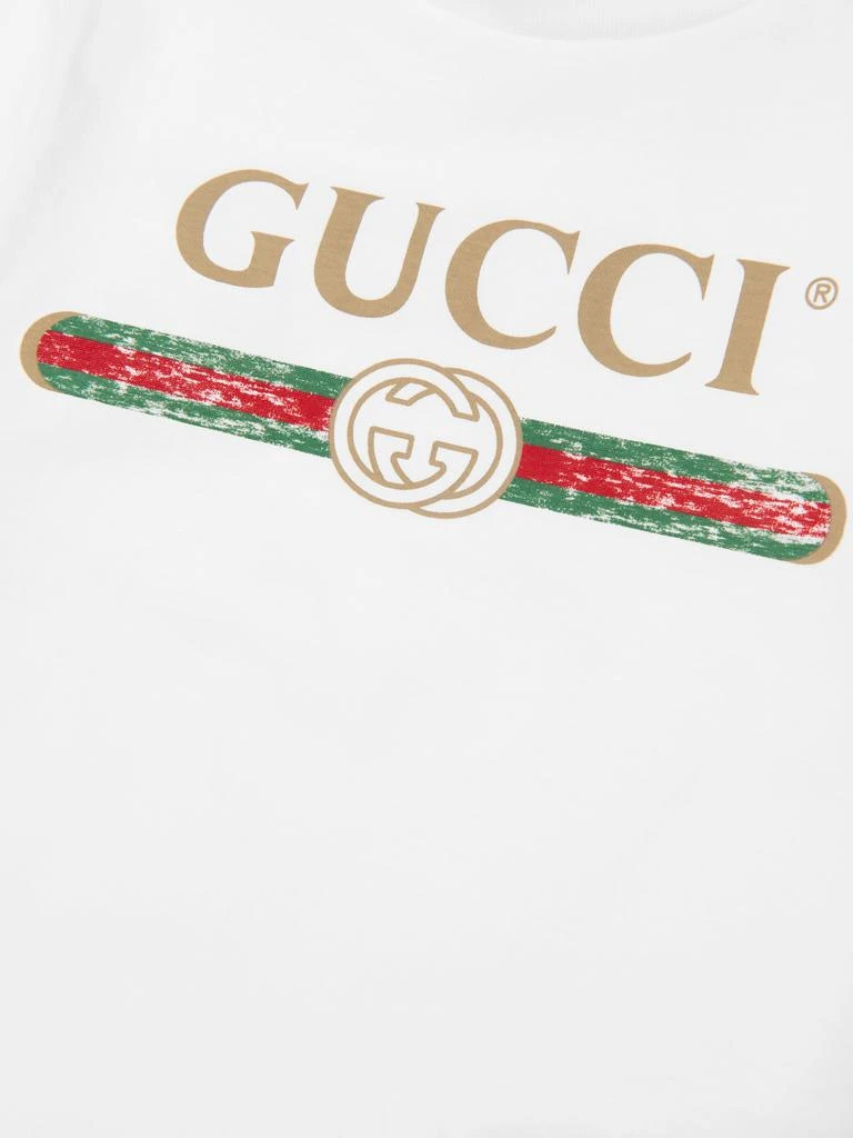商品Gucci|Kids Logo Print T-Shirt,价格¥1527,第3张图片详细描述
