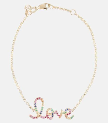商品Sydney Evan|Love 14kt gold bracelet with diamonds,价格¥10862,第1张图片