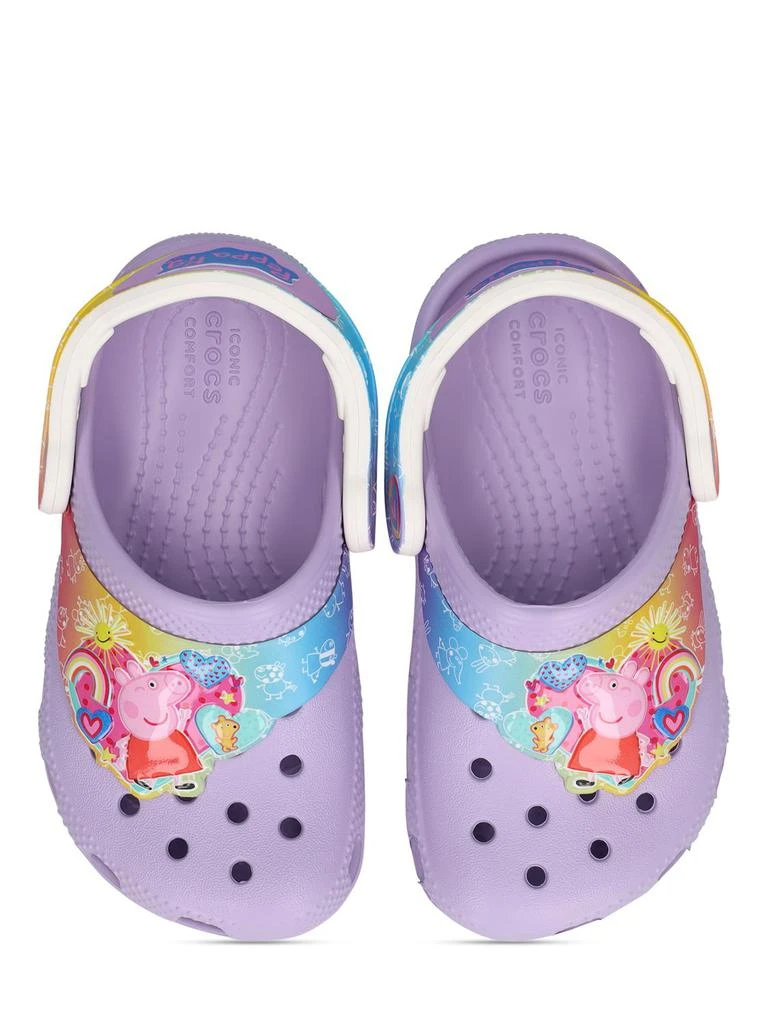 商品Crocs|Peppa Pig Print Rubber Crocs,价格¥367,第1张图片详细描述