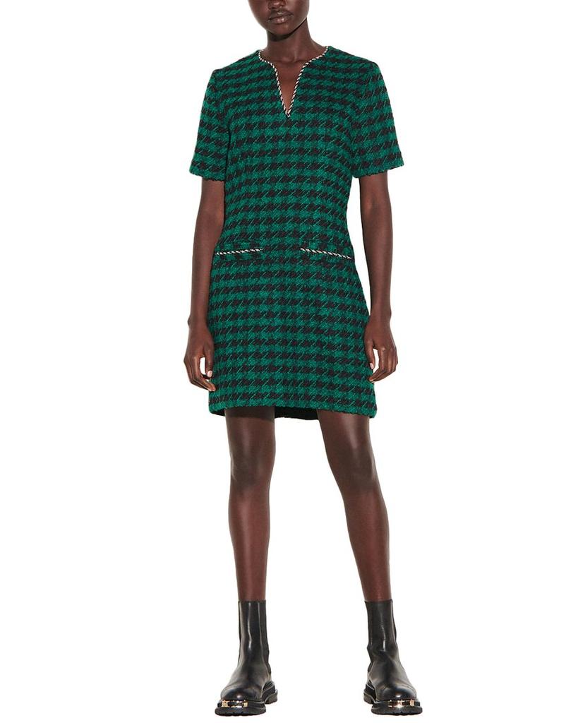 Sandro Wool-Blend Dress商品第1张图片规格展示
