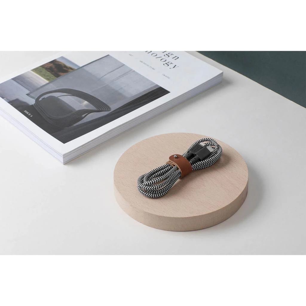 商品Native Union|Native Union Belt Cable 1.2m - USB C - Lightning - Zebra,价格¥199,第2张图片详细描述