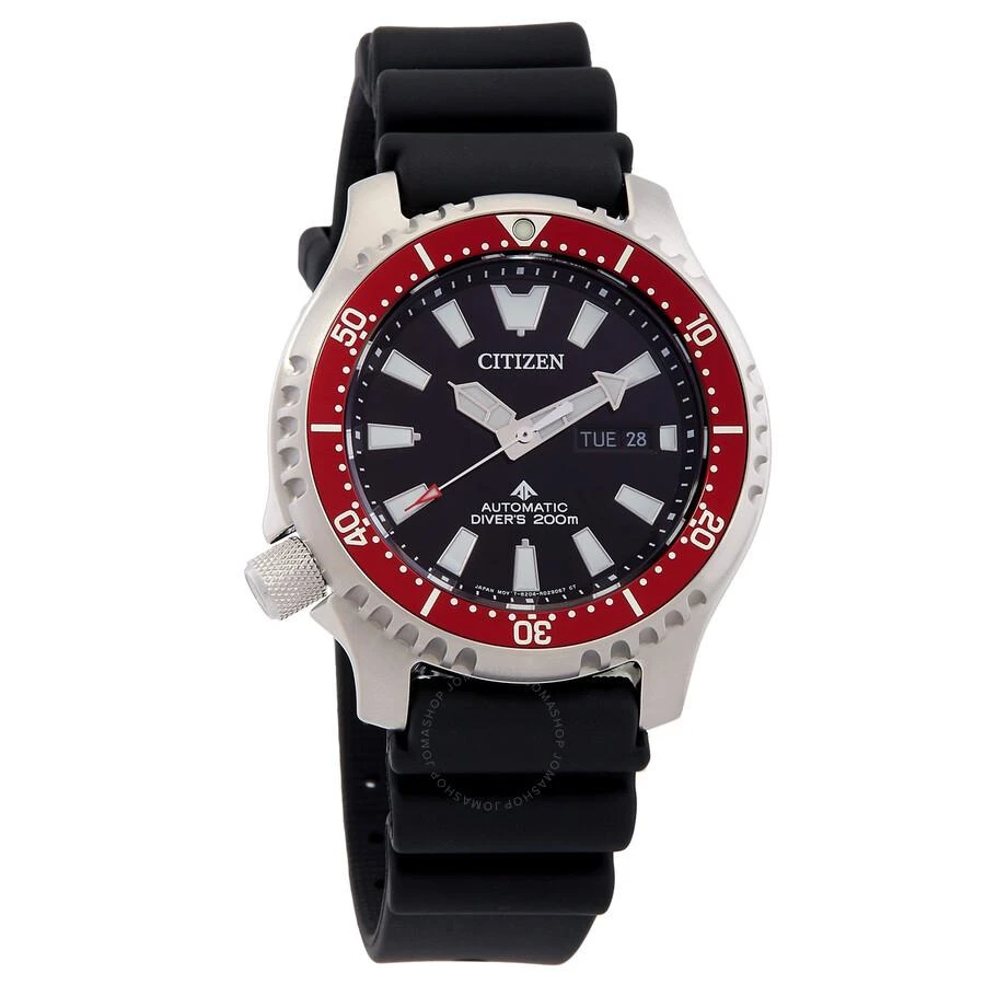 商品Citizen|Promaster Dive Automatic Black Dial Men's Watch NY0156-04E,价格¥2459,第1张图片