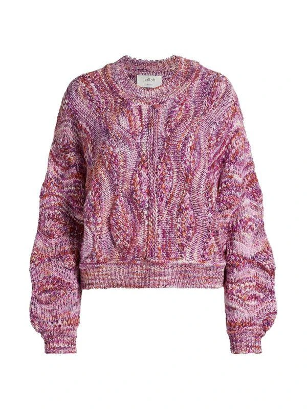 Stimpo Cable-Knit Wool-Blend Sweater 商品