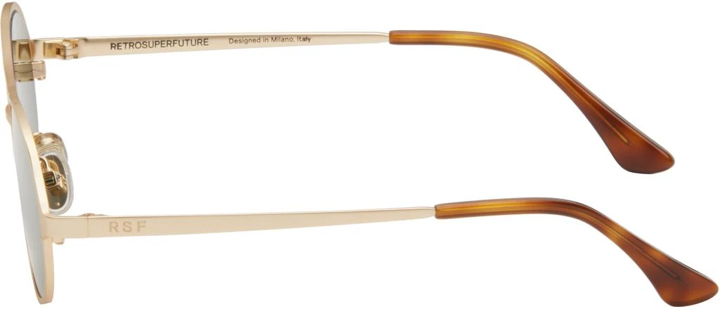 商品Retrosuperfuture|Gold Bird Sunglasses,价格¥1603,第3张图片详细描述