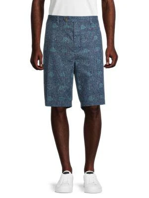 商品Brooks Brothers|Mixed-Print Flat Front Shorts,价格¥199,第1张图片