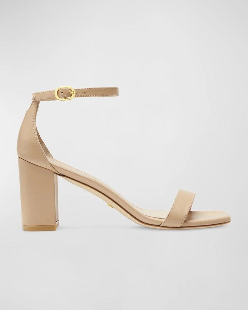 商品Stuart Weitzman|Nudistcurve Leather Ankle-Strap Sandals,价格¥1554,第1张图片