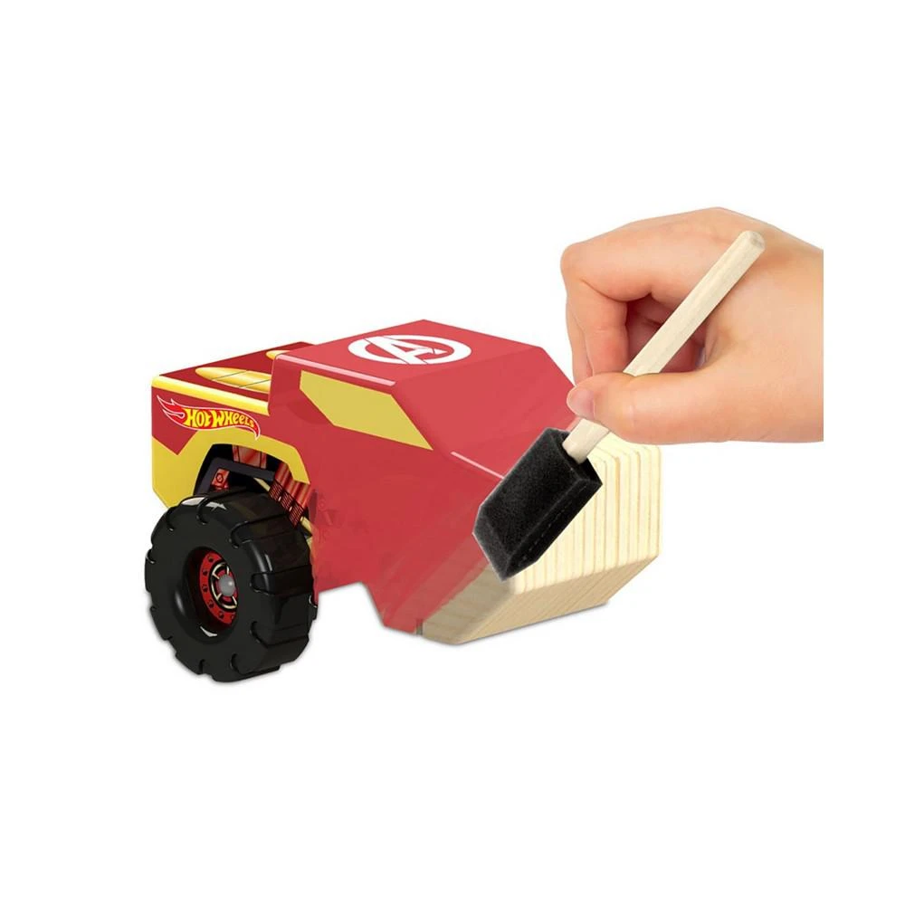 商品Hot Wheels|DIY Toy Wood Monster Trucks - 2 Pack (Marvel Avengers Hulk and Ironman),价格¥105,第3张图片详细描述