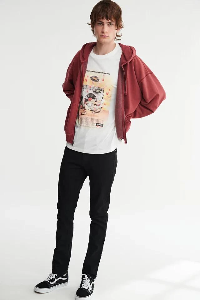 商品BDG|BDG Coated Skinny Jean – Wax Coated Black,价格¥149,第2张图片详细描述