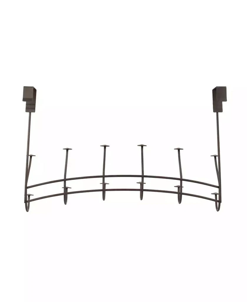 商品Spectrum|Windsor Over The Door 6-Double Hook Rack,价格¥202,第5张图片详细描述