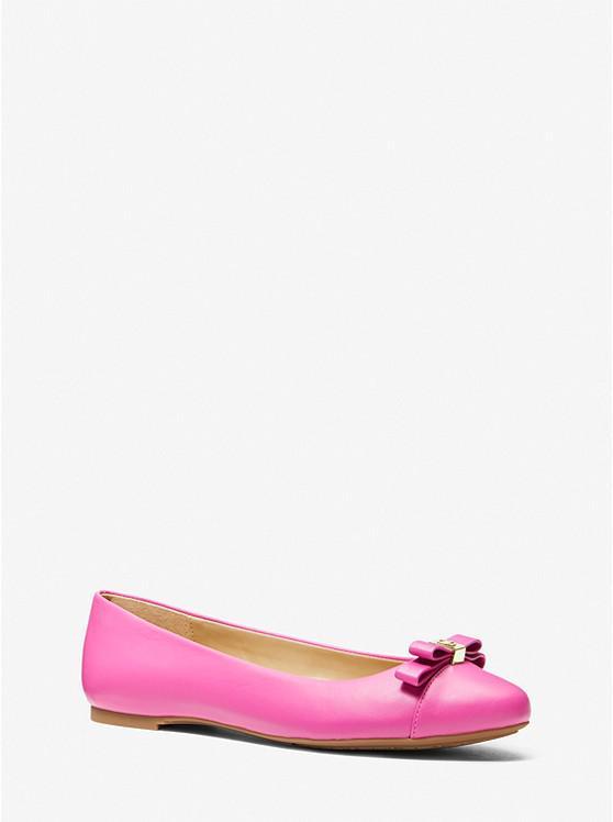 商品Michael Kors|Andrea Leather Ballet Flat,价格¥881,第1张图片