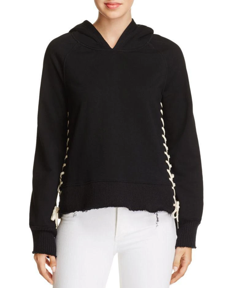 商品Pam & Gela|Hollywood Lace-Up Hoodie Sweatshirt  ,价格¥775,第1张图片