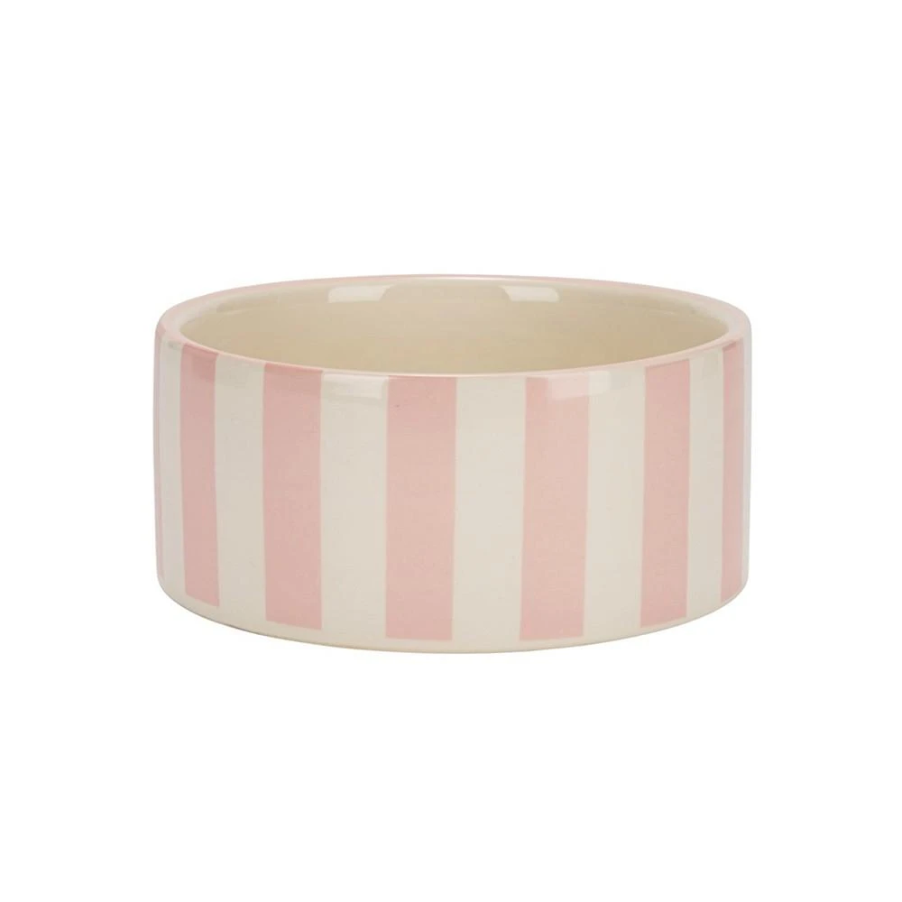 商品Juicy Couture|2-Piece 16 oz Ceramic Bowl Set, Rose Stripe,价格¥188,第2张图片详细描述