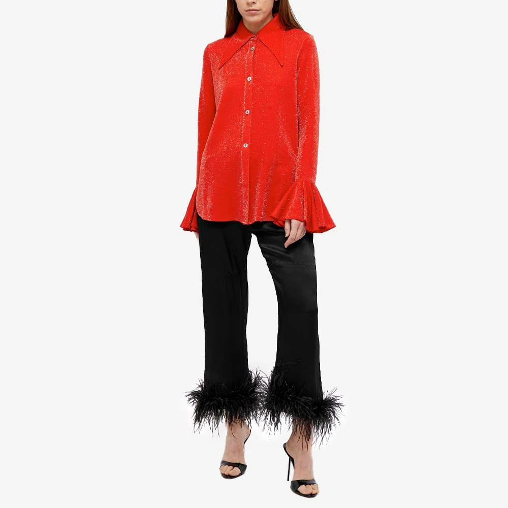 商品Sleeper|Sleeper Feather Party Pant,价格¥691,第4张图片详细描述