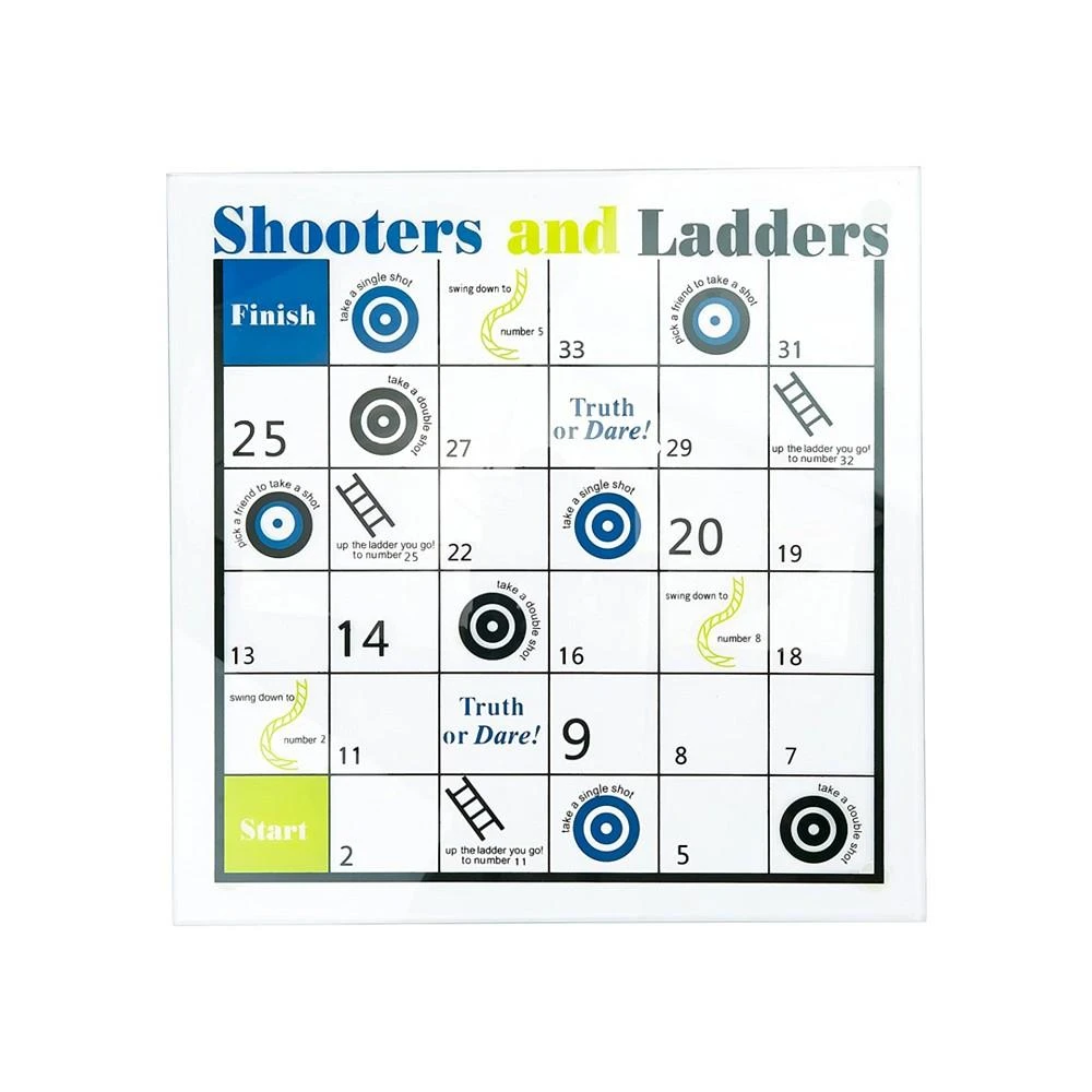 商品American Atelier|Shooters Ladders Drinking Game, 8 Piece,价格¥226,第2张图片详细描述