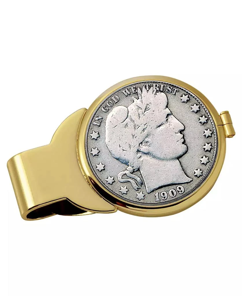 商品American Coin Treasures|Men's Silver Barber Half Dollar Coin Money Clip,价格¥598,第1张图片