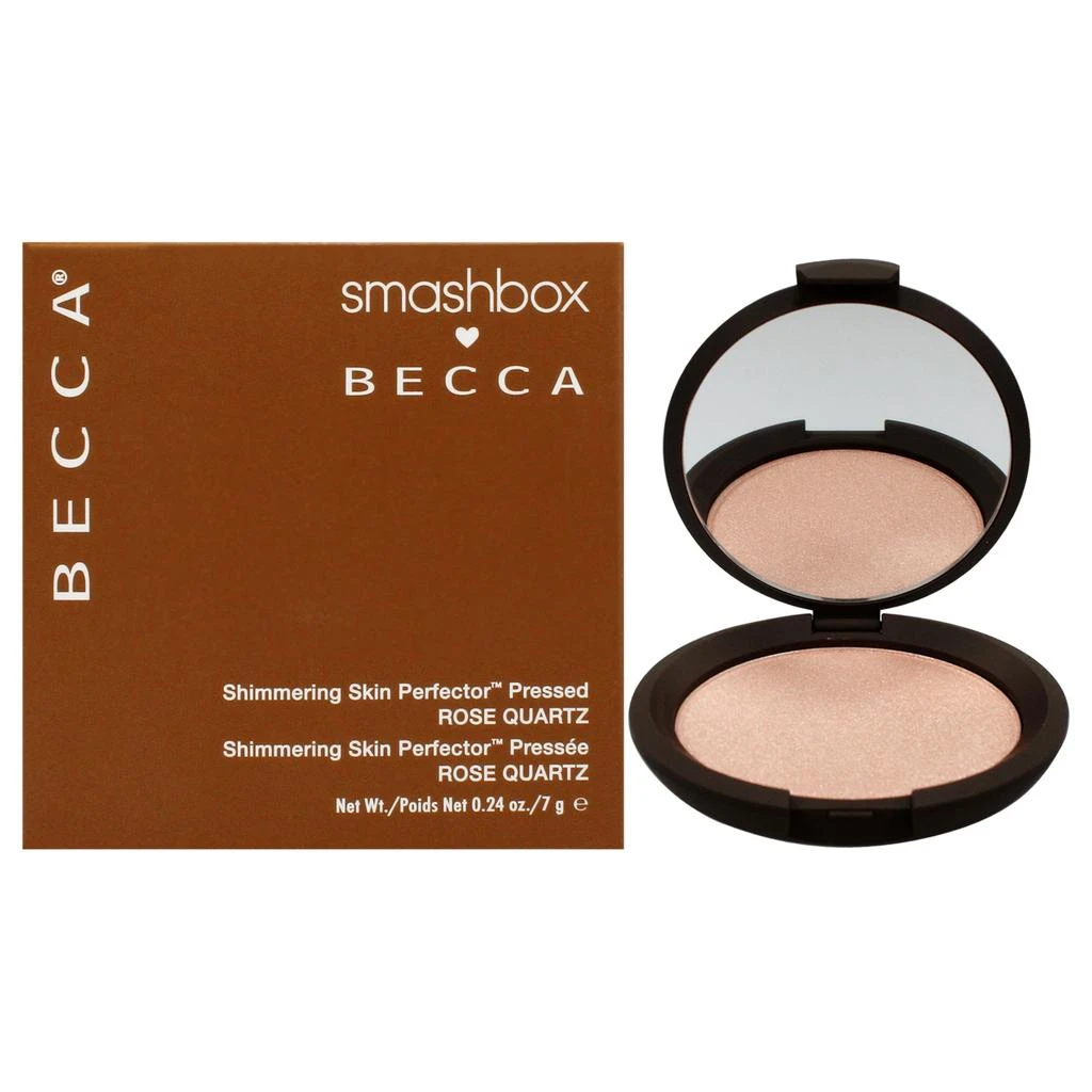 商品Smashbox Cosmetics|Becca Shimmering Skin Perfector Pressed - Rose Quartz by  for Women - 0.24 oz Highlighter,价格¥313,第1张图片