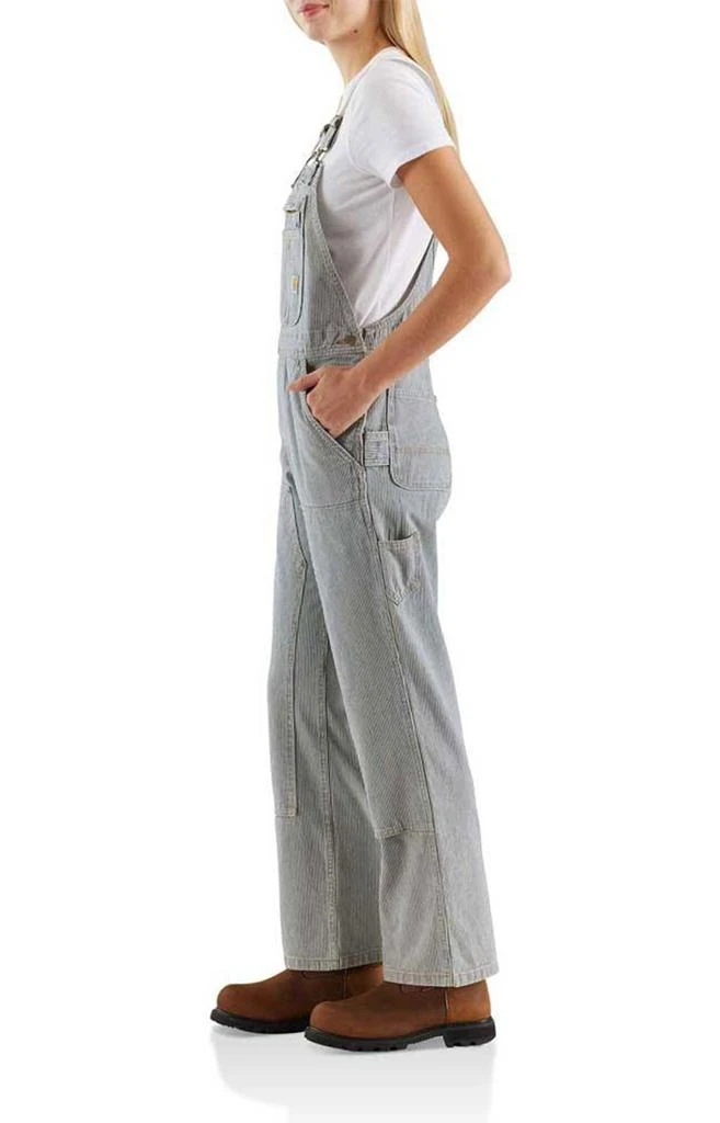 商品Carhartt|(103042) Brewster Double Front Striped Bib Overalls - Railroad Stripe,价格¥412,第3张图片详细描述