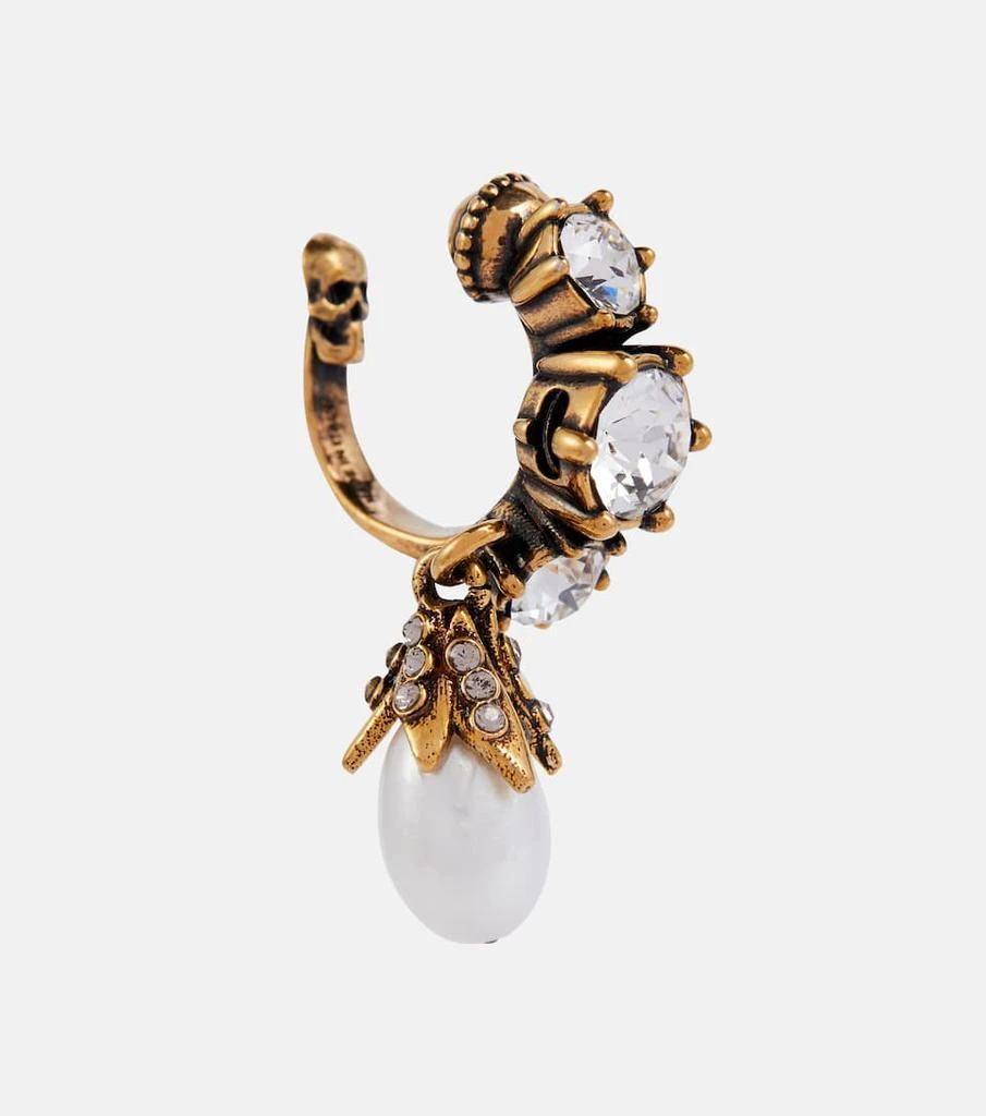 商品Alexander McQueen|缀饰珍珠吊坠单只耳骨夹,价格¥3139,第1张图片