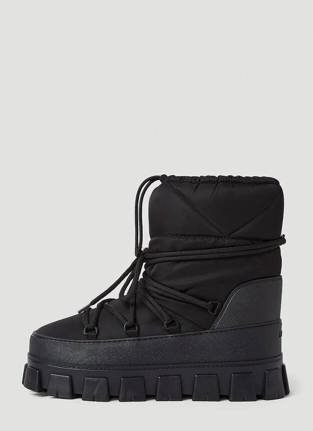 商品Prada|Logo Plaque Snow Boots in Black,价格¥13375,第3张图片详细描述