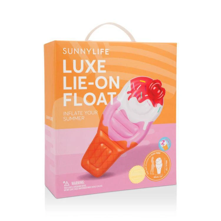 商品Sunnylife|冰淇淋戏水充气浮排 - 可躺卧,价格¥447,第4张图片详细描述