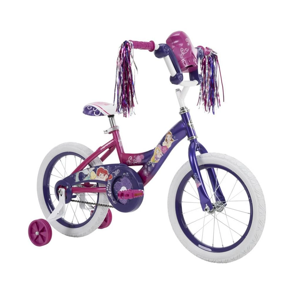商品Huffy|16-Inch Disney Princess Girls Bike With Bubble-Maker,价格¥1235,第1张图片