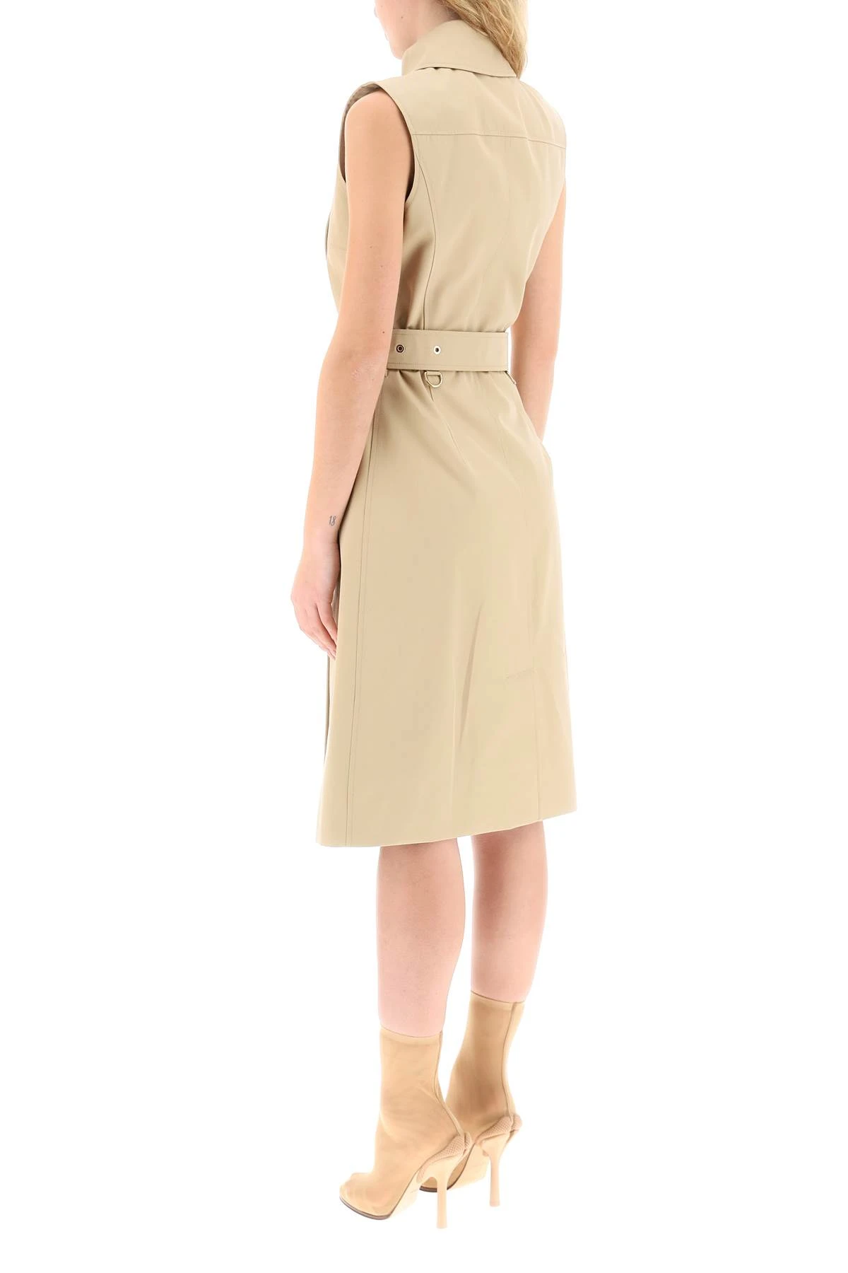 商品Burberry|Burberry 女士连衣裙 8065019A1366 米白色,价格¥9200,第4张图片详细描述