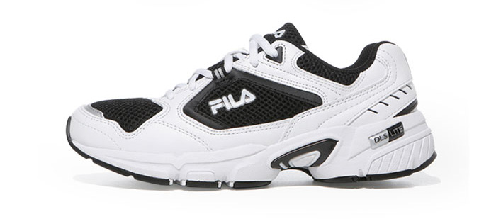 【享贝家】斐乐FILA 休闲运动轻跑鞋 男女同款 白黑 1RM01141D-013 商品第2张图片规格展示