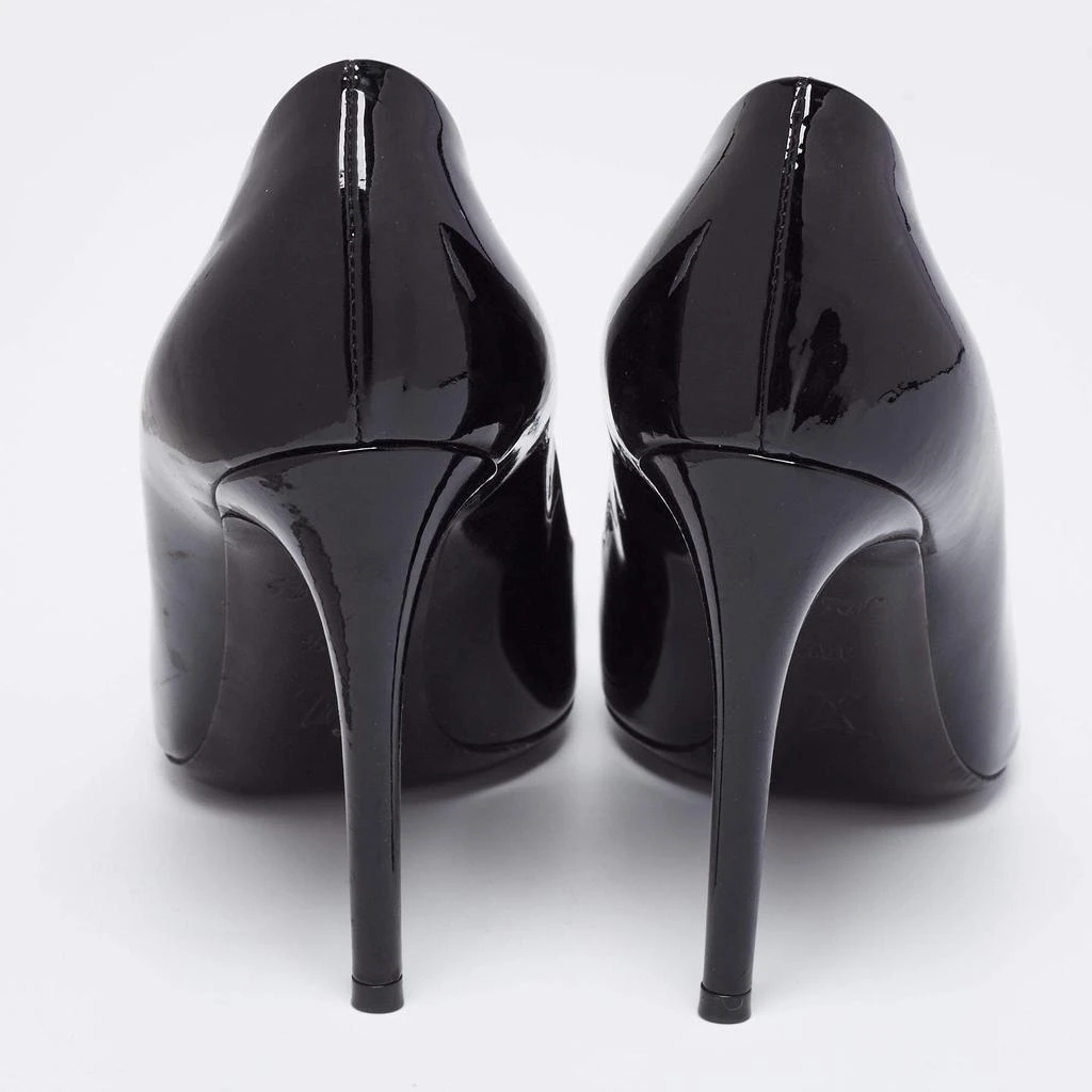 商品[二手商品] Louis Vuitton|Louis Vuitton Black Patent Leather Fiance Pumps Size 36.5,价格¥2689,第5张图片详细描述