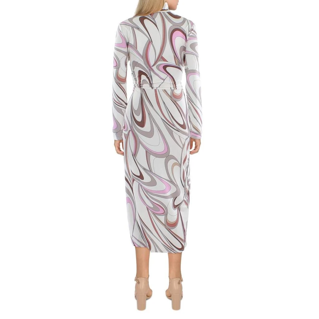 商品RACHEL Rachel Roy|Womens Faux Wrap Midi Wrap Dress,价格¥175,第2张图片详细描述