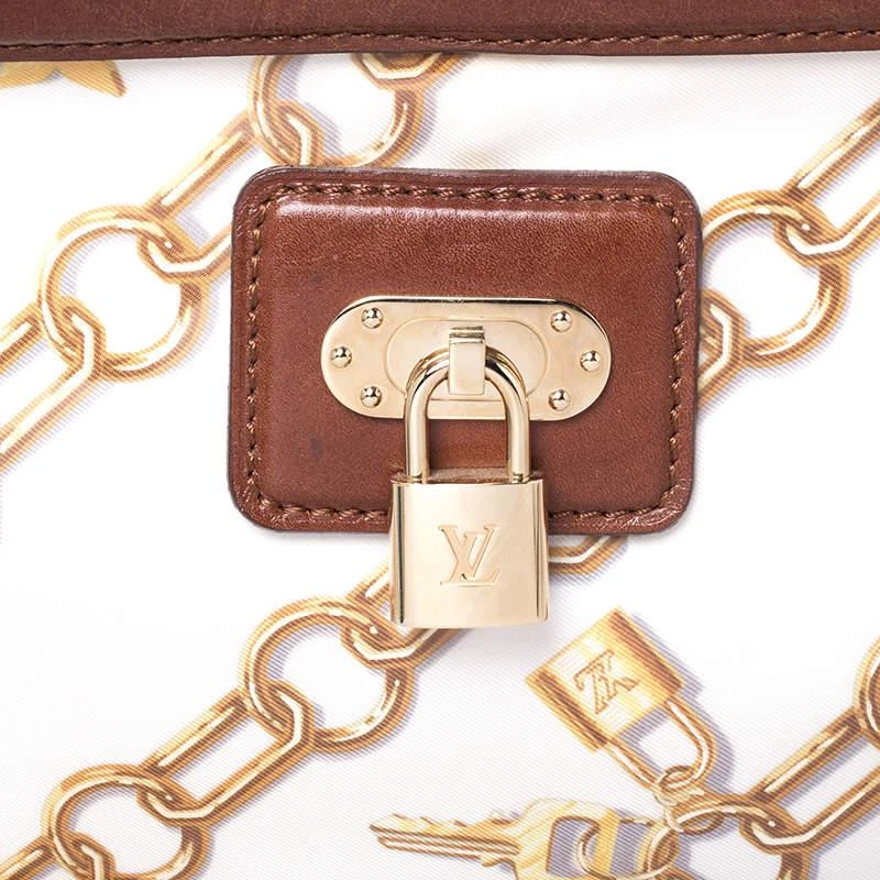 商品[二手商品] Louis Vuitton|Louis Vuitton Brown/White Monogram Coated Canvas Linda Charms Bag,价格¥6855,第5张图片详细描述