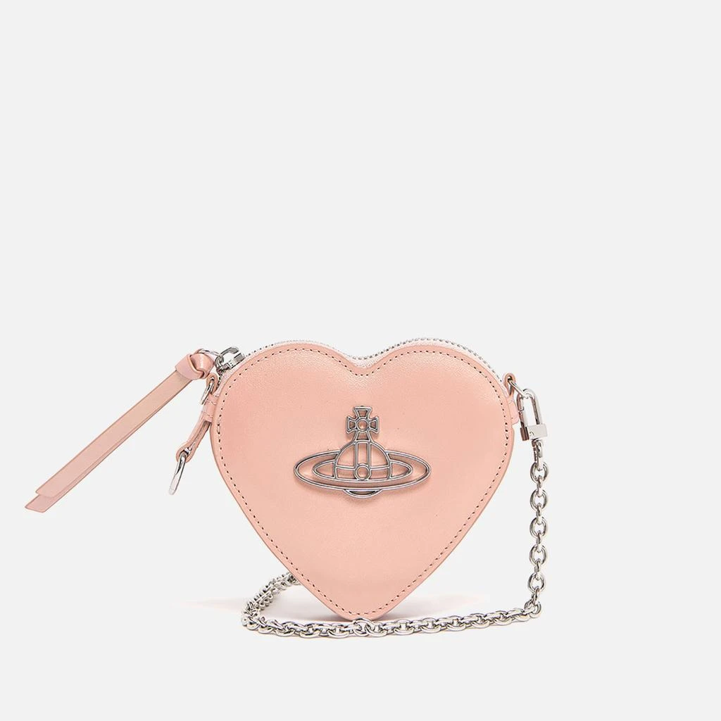 商品Vivienne Westwood|Vivienne Westwood Leather Heart Crossbody Bag,价格¥1441,第1张图片