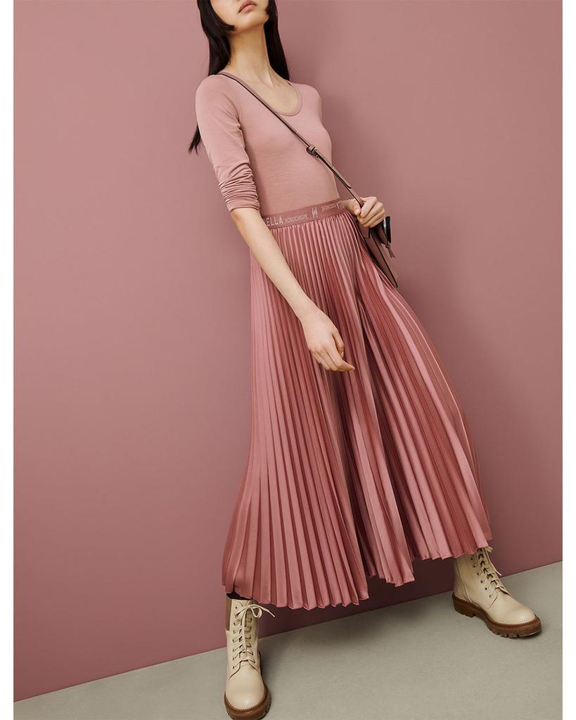 Domino Pleated Maxi Skirt商品第3张图片规格展示