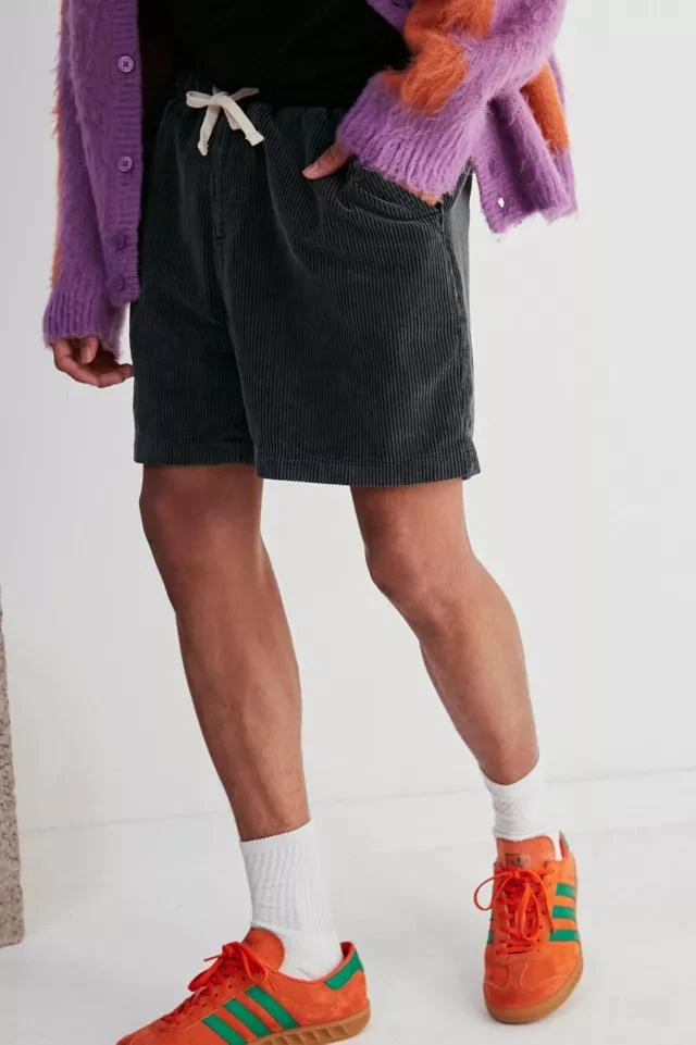 商品BDG|BDG Acid Washed Black Corduroy Short,价格¥403,第2张图片详细描述