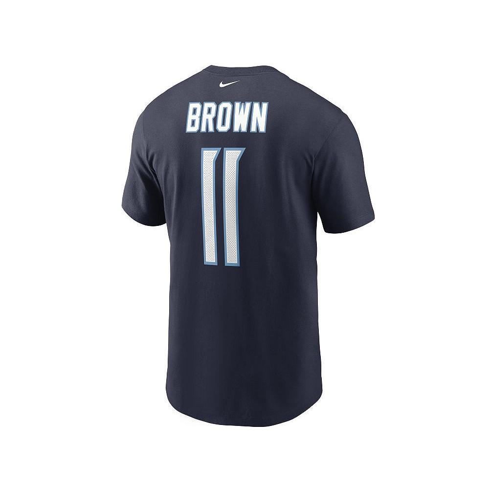 商品NIKE|Tennessee Titans Men's Pride Name and Number Wordmark T-Shirt - AJ Brown,价格¥244,第1张图片