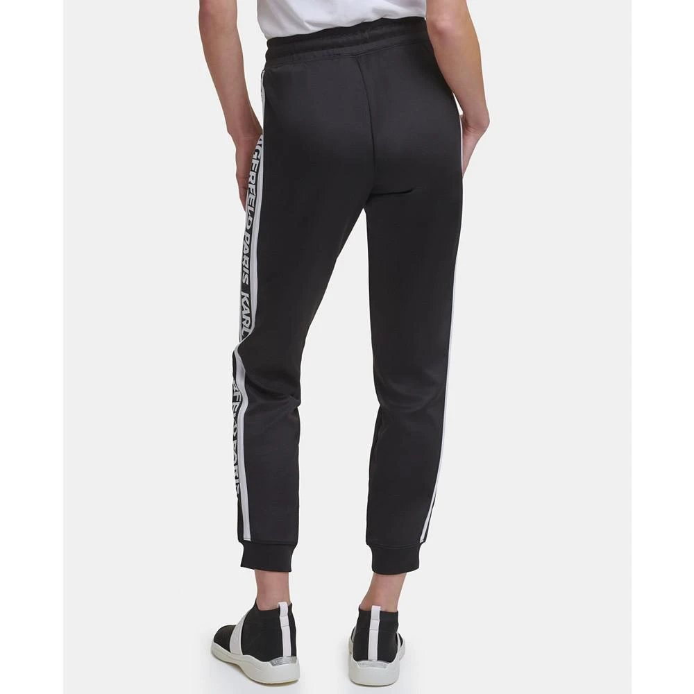 商品Karl Lagerfeld Paris|Women's Block Letter Logo Taping Jogger,价格¥408,第3张图片详细描述