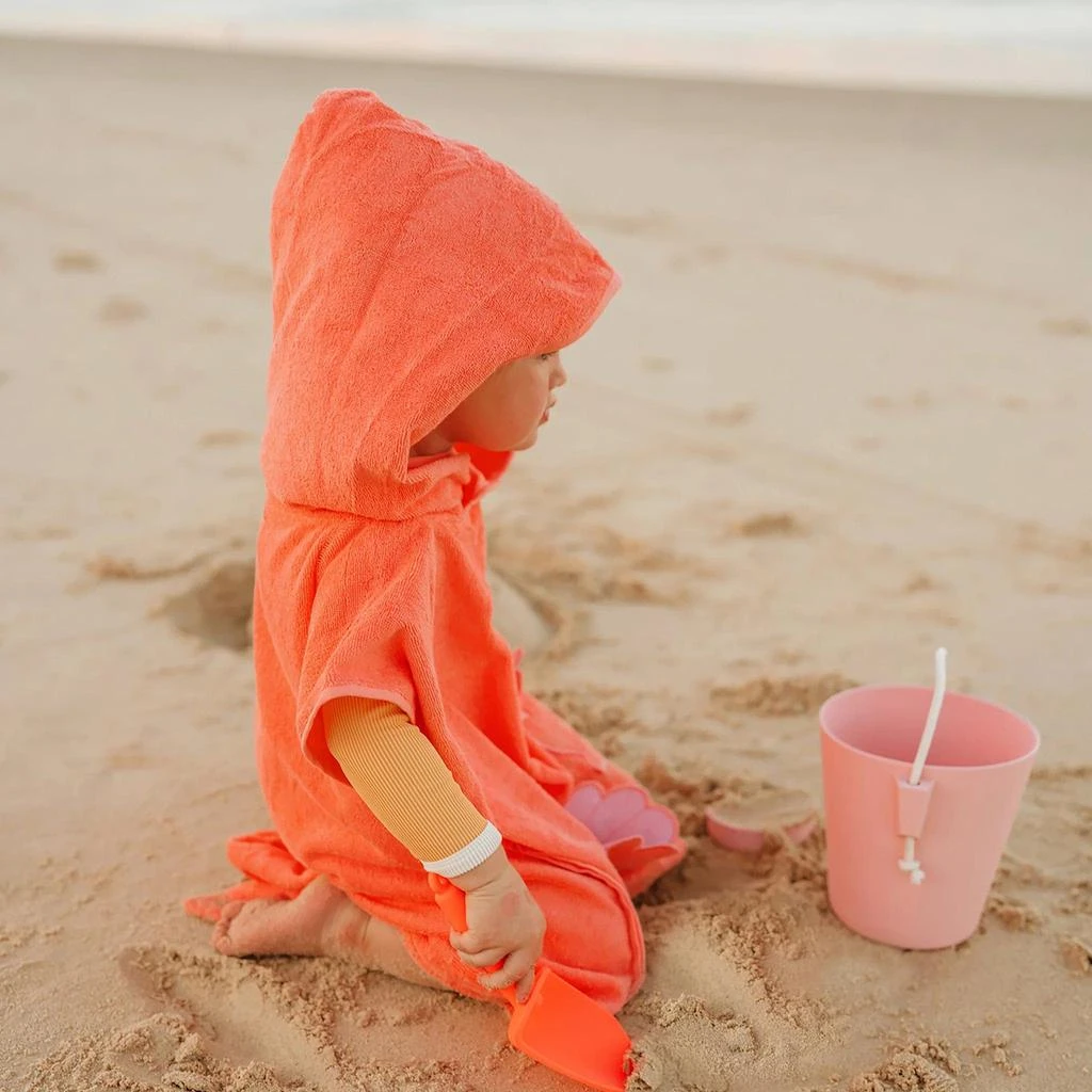 Sunnylife Kids Ocean Treasure Hooded Beach Towel in Coral 商品