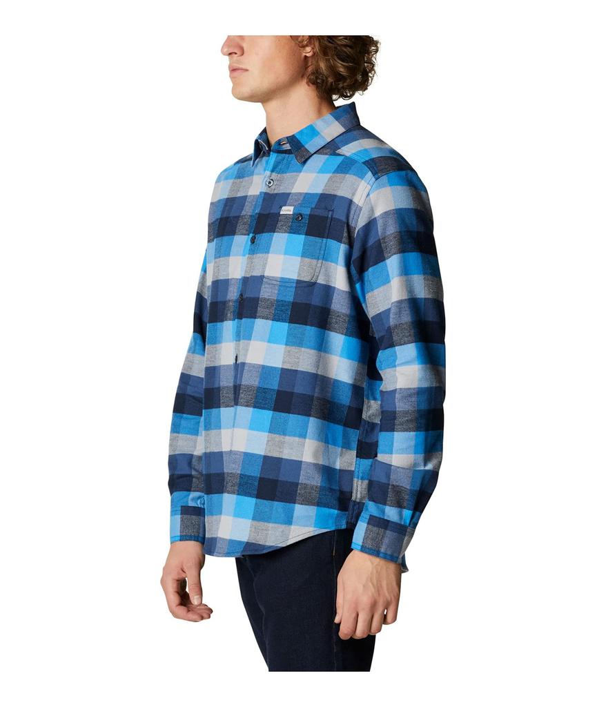 Men's Cornell Woods Flannel Long Sleeve Shirt商品第3张图片规格展示