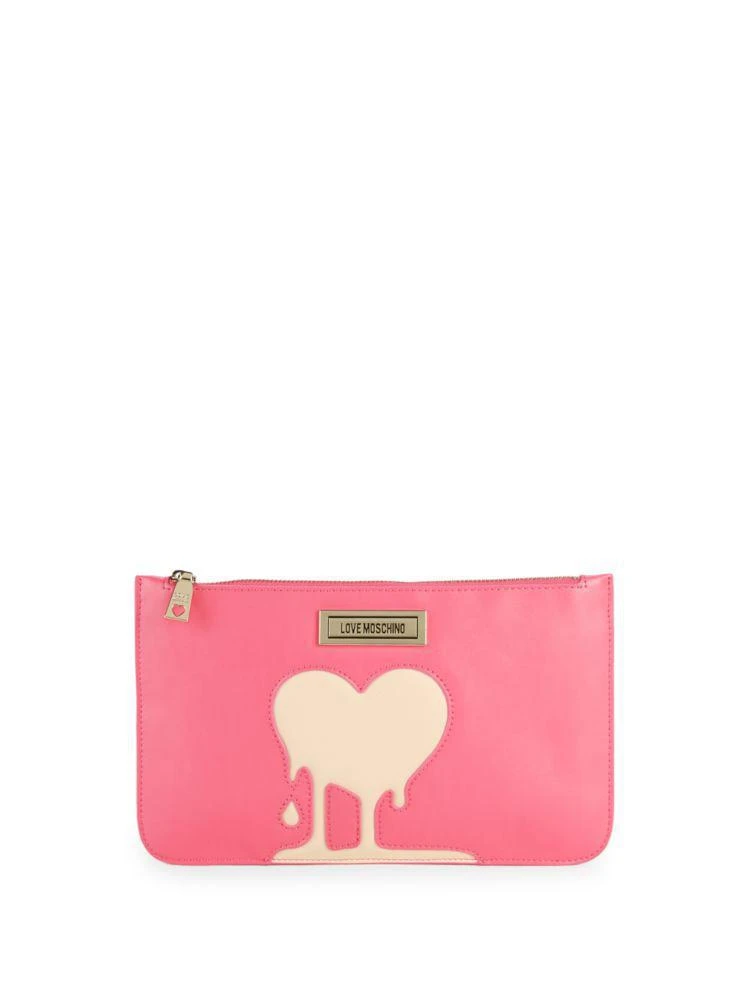 商品Moschino|Logo Leather Card Case,价格¥551,第1张图片