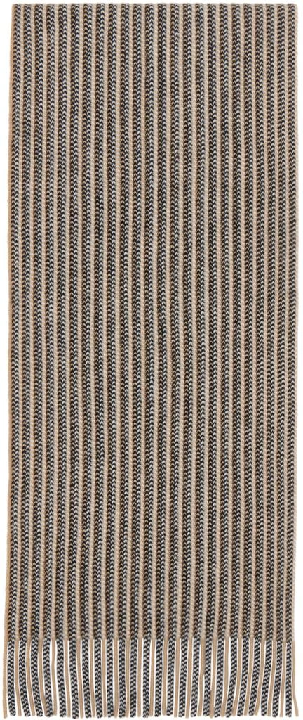 商品Hugo Boss|Black Striped Scarf,价格¥746,第2张图片详细描述