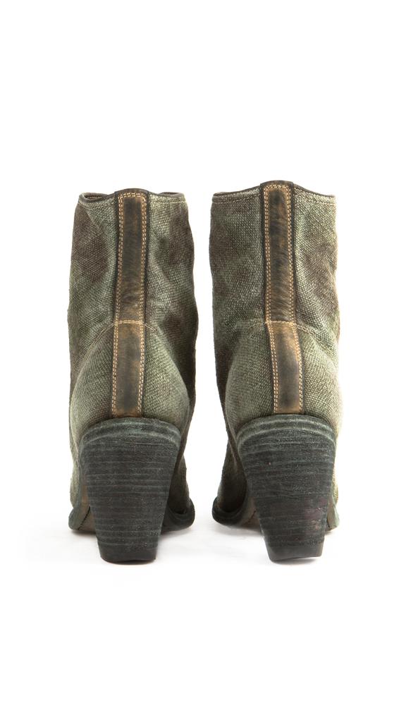 GUIDI 3006FZ Linen Camouflage Heel商品第4张图片规格展示