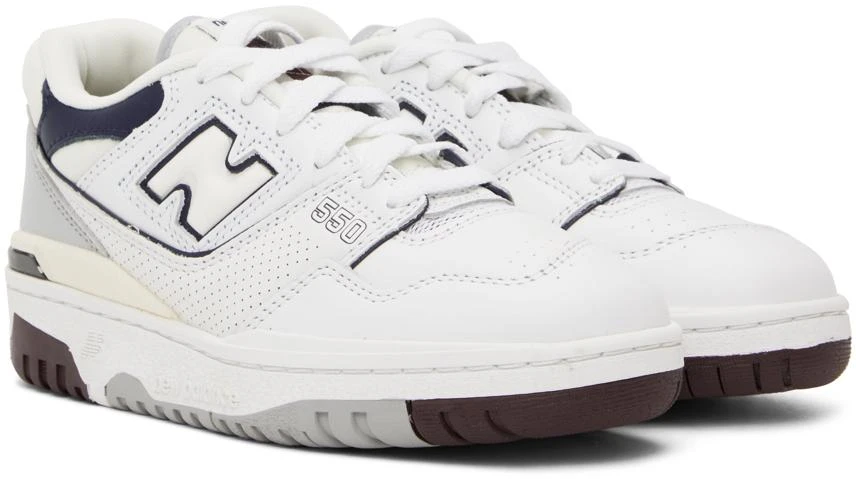 商品New Balance|White BB550 Sneakers,价格¥946,第4张图片详细描述