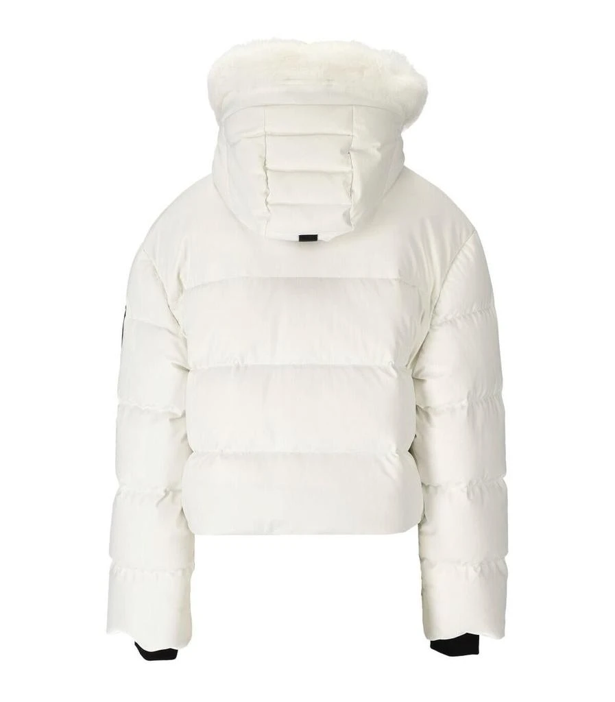 商品Moose Knuckles|MOOSE KNUCKLES  ETON WHITE SHORT HOODED DOWN JACKET,价格¥10733,第2张图片详细描述