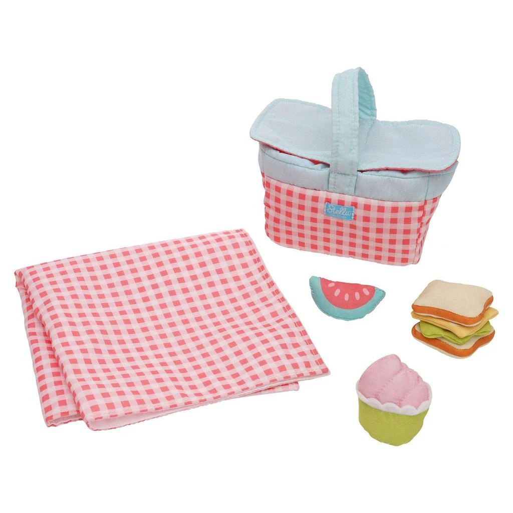 商品Manhattan Toy|Manhattan Toy Stella Collection Picnic 5 Piece Baby Doll Picnic Playset for 12" and 15" Stella Dolls,价格¥204,第1张图片