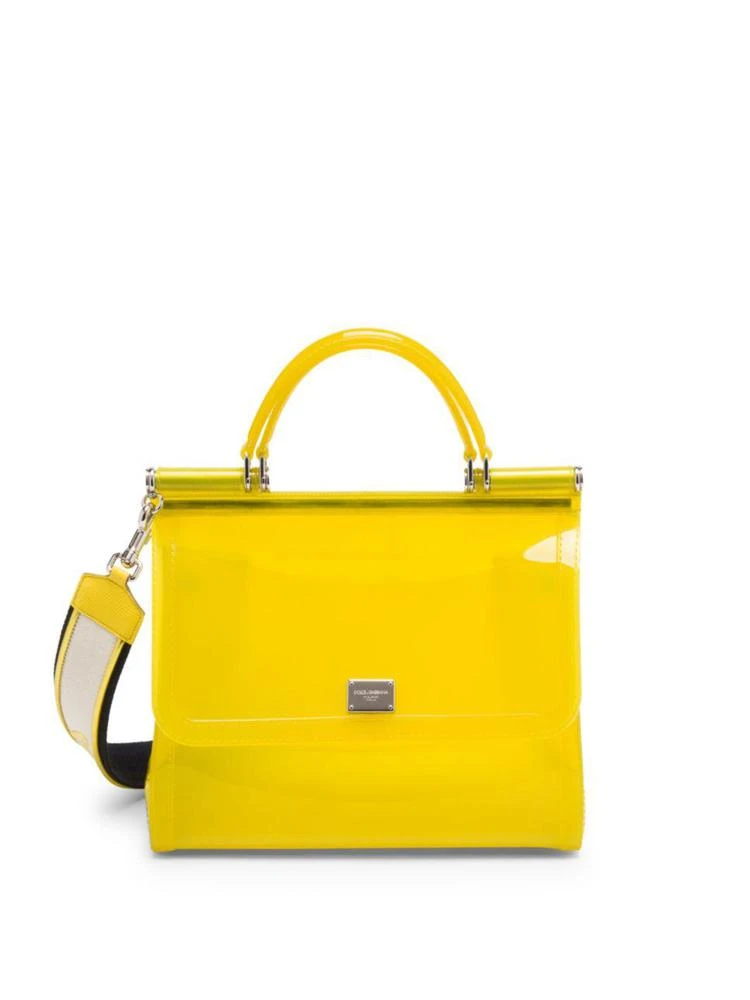 商品Dolce & Gabbana|Sicily PVC Top Handle Bag,价格¥7408,第5张图片详细描述