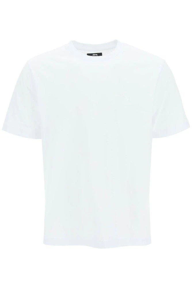 商品STUSSY|Stüssy Logo Embroidered Crewneck T-Shirt,价格¥326,第1张图片