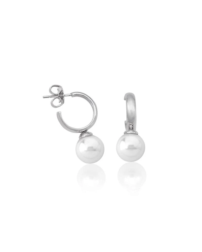 商品Majorica|10mm Pearly Small-Hoop Earrings,价格¥736,第1张图片