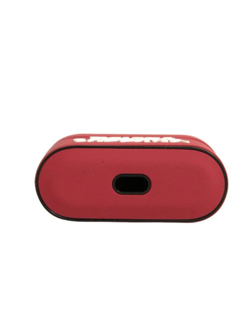 商品Dolce & Gabbana|Dolce & Gabbana Red PVC Embossed Logo Plaque Holder Airpods Case,价格¥1023,第4张图片详细描述