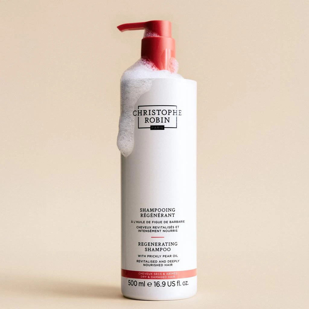 商品Christophe Robin|Christophe Robin Regenerating Shampoo with Prickly Pear Oil 500ml,价格¥444,第4张图片详细描述