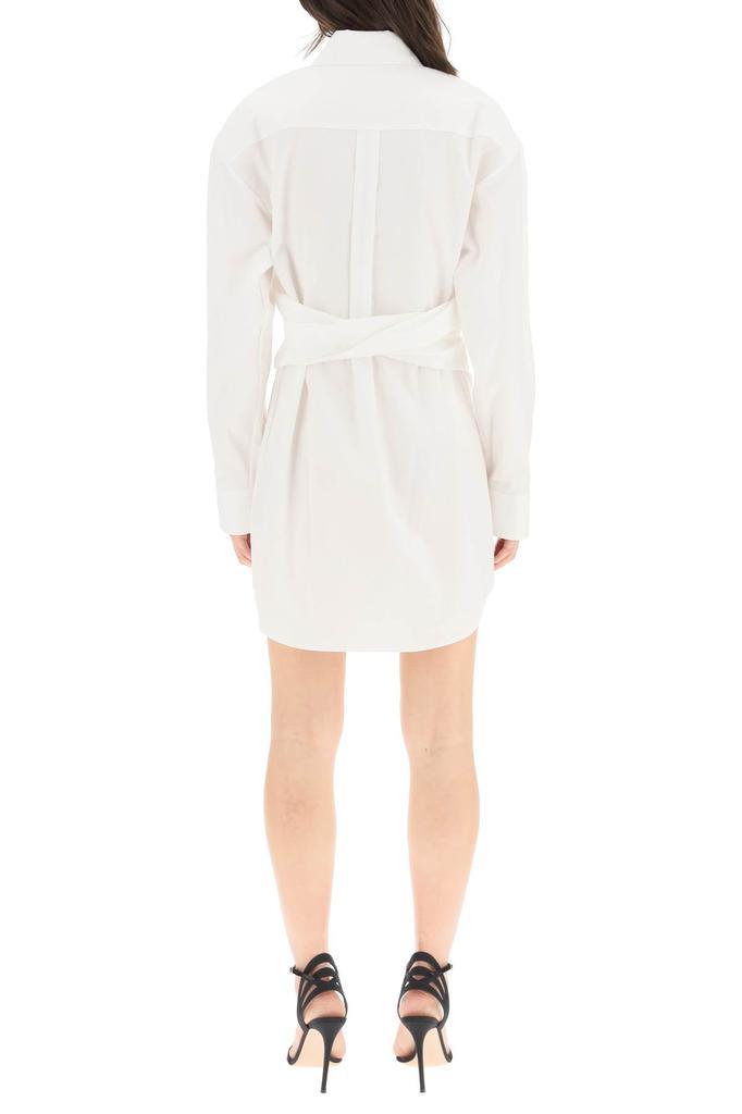 商品Alexander Wang|Alexander wang hourglass draped mini shirt dress,价格¥4625,第5张图片详细描述