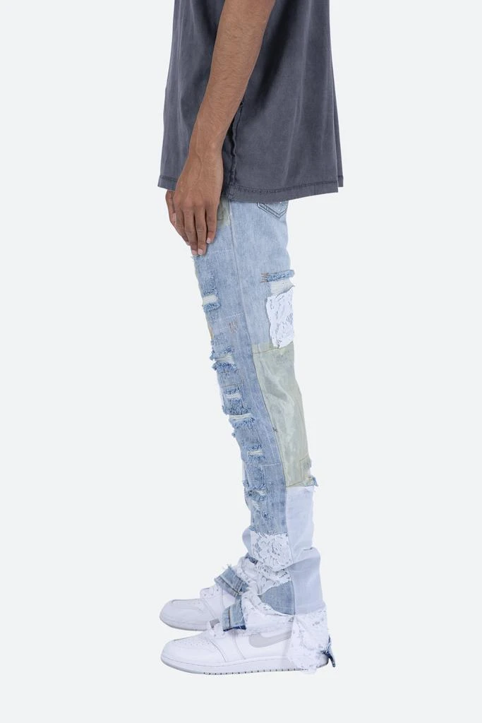 D101 Straight Denim - Blue/White 商品